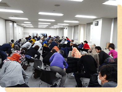 参加者みんなでトレーニング